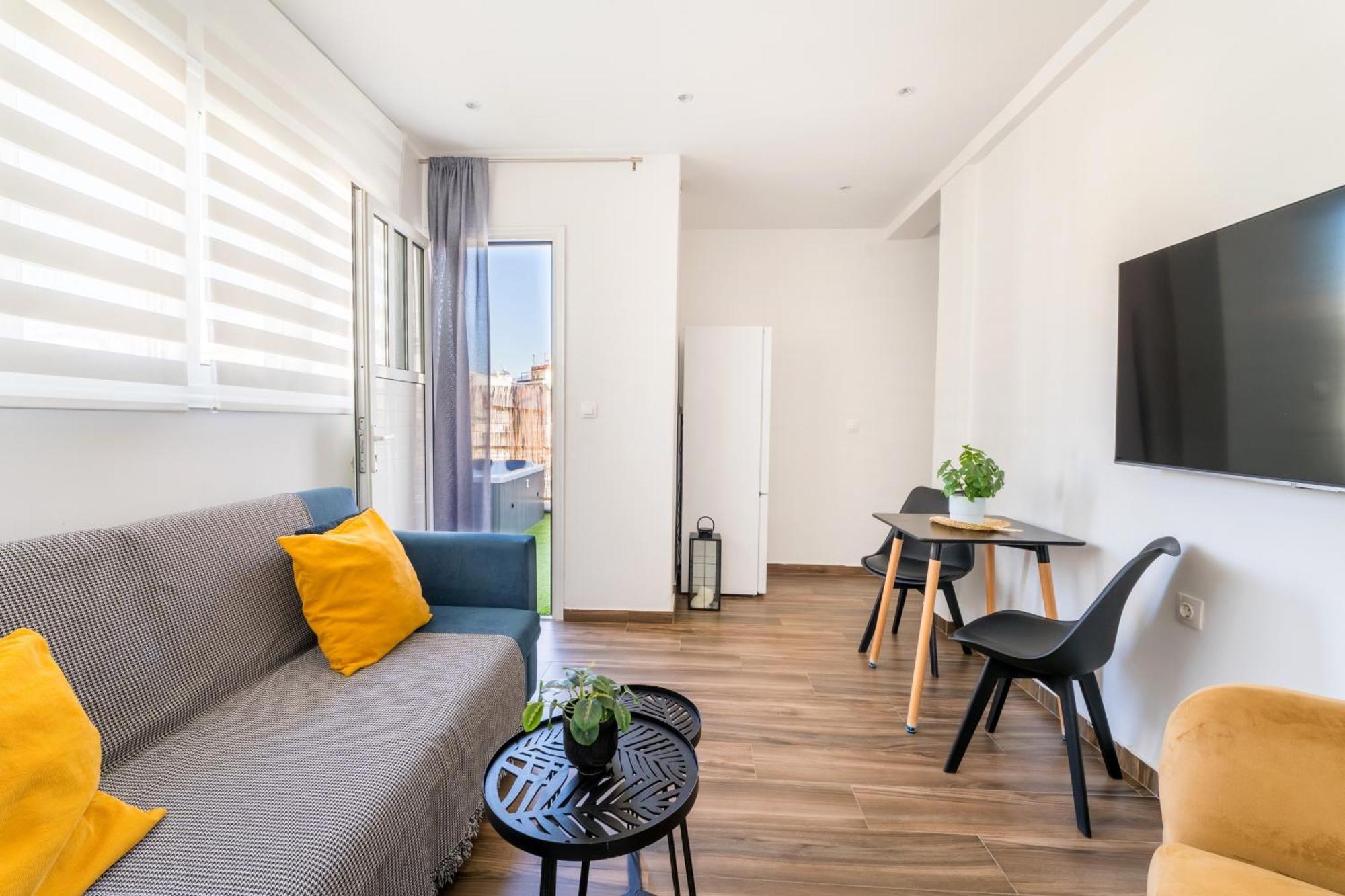 Apartamento Blue Oasis - Jacuzzi Penthouse Atenas Exterior foto